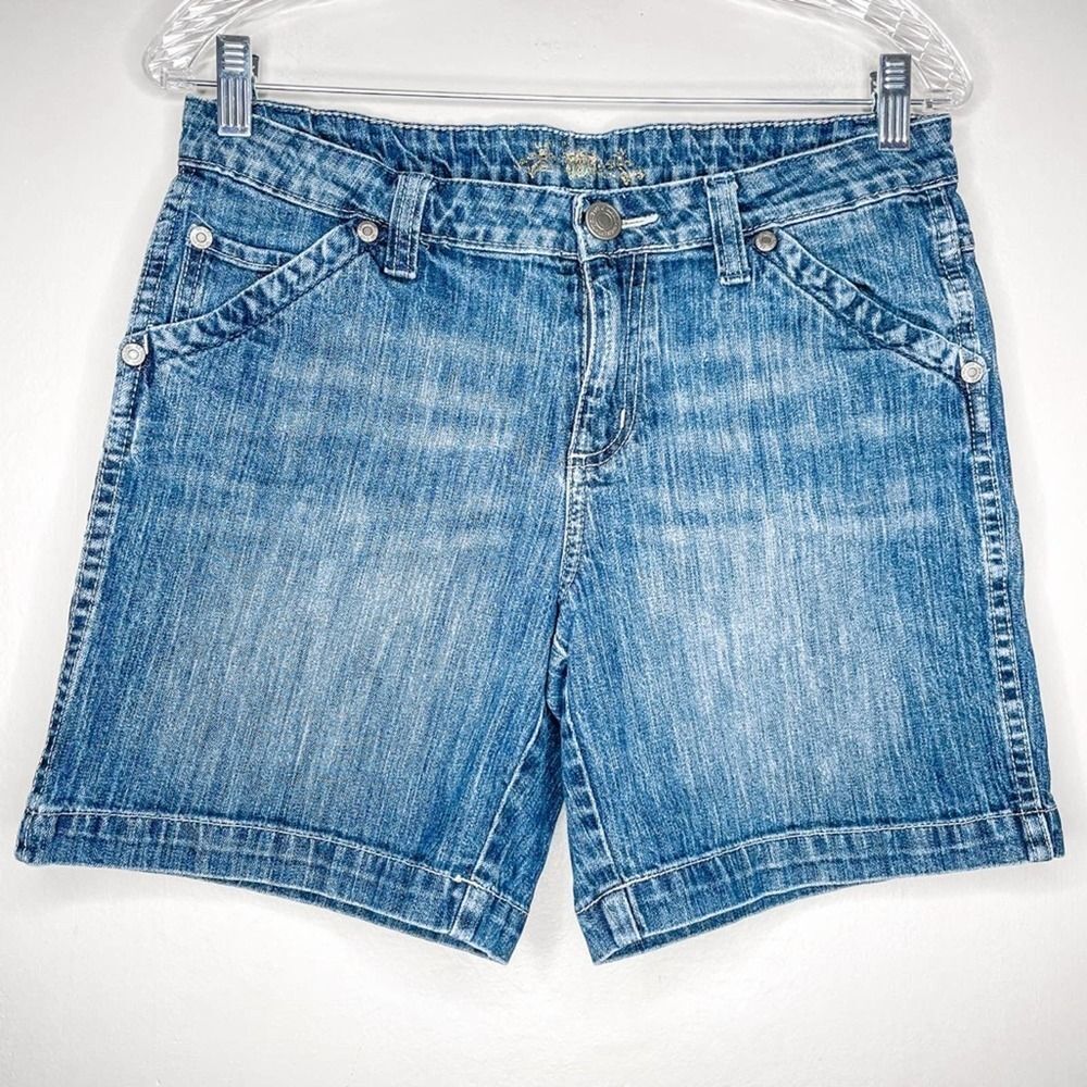 US POLO ASSN denim jean mom shorts vintage‎ vtg 90s